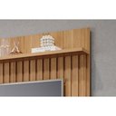 Ver imagem 4 de Estante para Sala Moema Tv até 70 Polegadas c/ 4 Portas Grafite/Nature - Permóbili