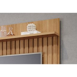 Estante para Sala Moema Tv até 70 Polegadas c/ 4 Portas Grafite/Nature - Permóbili - 4