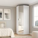 Ver imagem 1 de Guarda-roupa de Canto 1 Porta com Espelho Altezza