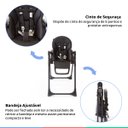 Ver imagem 4 de Cadeira de Alimentação Bebe Reclinável Até 18 Kg Pepper Preta Infanti