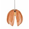 Lustre Pendente Pétala Boho Corda Náutica Sala Quarto:terra Cota - 3