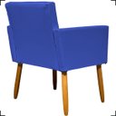 Ver imagem 5 de Kit 2 Poltronas Decorativa para Sala Recepção Consultório Nina Corino Cores Pé Palito 30 Cm Castanho