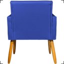 Ver imagem 6 de Kit 2 Poltronas Decorativa para Sala Recepção Consultório Nina Corino Cores Pé Palito 30 Cm Castanho