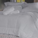 Ver imagem 3 de Edredom Queen Toque de Plumas Suíte 100% Poliéster 240x260cm Tessi Cinza Fog