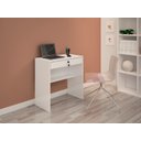 Ver imagem 1 de Mesa de Estudo Andorinha 1 Gaveta com Chave:branco