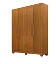 Ver imagem 2 de Guarda Roupa Canadá 4 Pts 100%mdf Cinamomo - Leifer