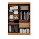 Ver imagem 4 de Guarda Roupa Canadá 4 Pts 100%mdf Cinamomo - Leifer