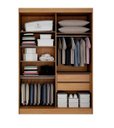Ver imagem 4 de Guarda Roupa Canadá 4 Pts 100%mdf Cinamomo - Leifer
