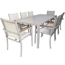 Ver imagem 1 de Conjunto Mesa Lins 2x1m com 8 Poltronas Modelo Zurick Mesa de Jantar