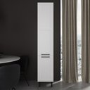Ver imagem 7 de Paneleiro 2 Portas 222x40 Cm Mdf Cz3339 Branco Tecno Mobili