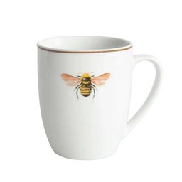 Caneca Estampa Abelhinha Porcelana Cerâmica Café 340ml - 1
