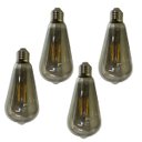 Ver imagem 1 de Lampada Led Multi Filamento Kit 4 Uni 30w Iluminaçao Casa Quarto Sala Varanda Garagem Ambiente Luz B