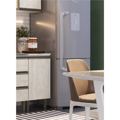 Balcão Simples 1 Porta 40cm Greta Bege/Crema