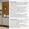 Armário de Cozinha 6 Portas 2 Gavetas Loft Ripado Imperatriz  100% Mdf - 12
