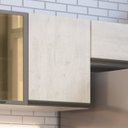 Ver imagem 3 de Armário de Cozinha Aéreo 40cm 1 Porta Greta Móveis Bege/Crema