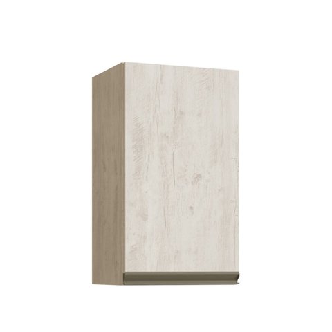 Armário de Cozinha Aéreo 40cm 1 Porta Greta Móveis Bege/Crema