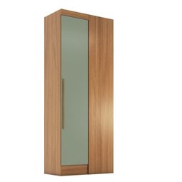 Quarto Modulado Casal 4 Peças 5 Portas 4 Gavetas com Maleiro e Espelhos Smart Plus Espresso Móveis - 10