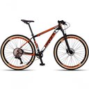 Ver imagem 1 de Bicicleta 29 Dropp Race 12v Suspensão Preto+laranja