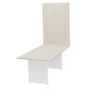 Ver imagem 1 de Mesa de Reunião para Escritório com Painel 2mx1m Netmobil - Dubai/branco