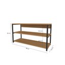 Ver imagem 2 de Sapateira Estilo Industrial 88cm 03 Prateleiras Li020 Kappesberg Industrial
