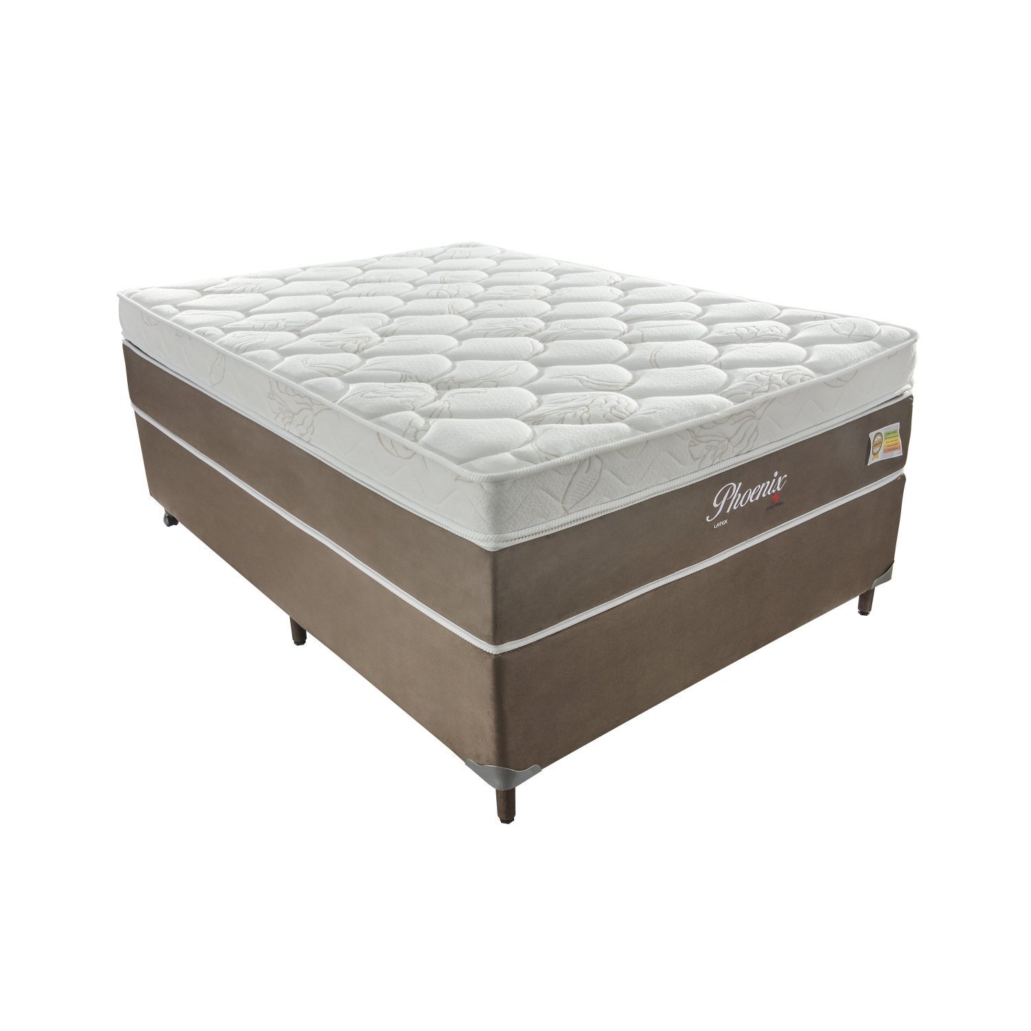 Cama Box Casal 138x188x59cm Molas Ensacadas Phoenix Montreal