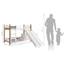 Ver imagem 2 de Beliche Infantil Theo com Escorregador MDF-MDP Branco Gabrielli Móveis