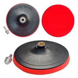 Elite - Kit 4 Suportes para Lixa de Velcro 125mm X M14 - 3
