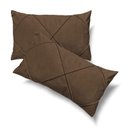 Ver imagem 1 de Conjunto Porta Travesseiro em Veludo Drapeado Várias Cores