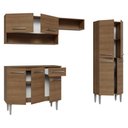 Ver mais imagens de Armário de Cozinha Completa 229cm Rustic Emilly Madesa 017
