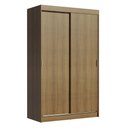 Ver imagem 2 de Guarda-Roupa Solteiro Madesa Tokio 2 Portas de Correr 2 Gavetas Rustic Cor:Rustic