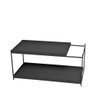 Mesa de Centro de Metal Bismuto Preto 89 cm - 1
