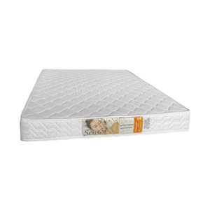 Colchão Casal Espuma 100% D33 Confort 138x188x12cm Branco