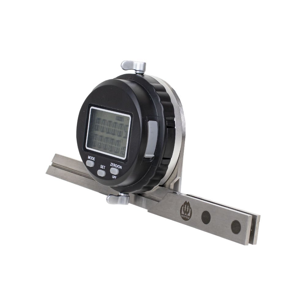 Transferidor digital universal com réguas de aço inox lapidadas 150/200/300mm Faixa de medição 0~360 - 3
