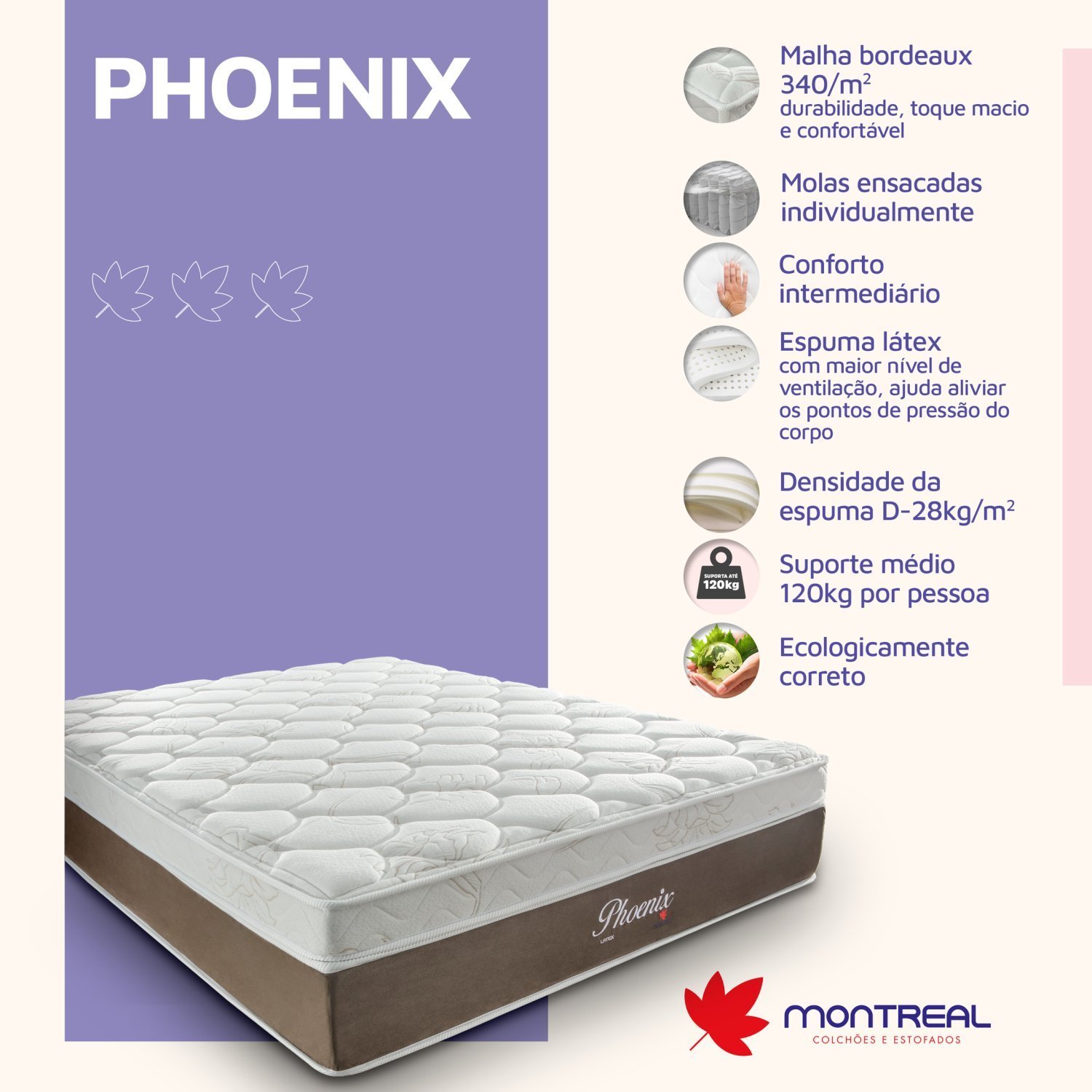 Cama Box King193x203x59cm Molas Ensacadas Phoenix  - 5