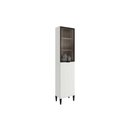 Ver imagem 1 de Paneleiro de Cozinha Modulado Alpha 2509 C/ 2 Portas (1 C/ Vidro) 50cm Branco - Carraro