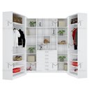 Ver imagem 4 de KIT CLOSET COM GAVETEIROS E CABIDEIRO A 2,40 M418.B MUNDI MOVEIS