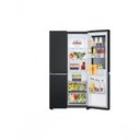 Ver imagem 5 de Geladeira Smart Lg Inverter Side By Side Instaview 647 Litros Black Inox Gc-v257sqv 127v