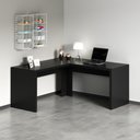 Ver imagem 5 de Escrivaninha/Mesa Escritório De Canto Multimóveis Vcr25024 Preto Preto