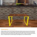 Ver imagem 2 de Kit 2 Base De Banco Nova York Industrial Cozinha Área Gourmet Amarelo