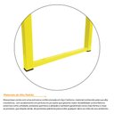 Ver imagem 4 de Kit 2 Base De Banco Nova York Industrial Cozinha Área Gourmet Amarelo