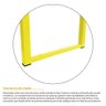 Kit 2 Base De Banco Nova York Industrial Cozinha Área Gourmet Amarelo - 4