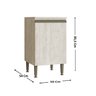 Balcão Simples 1 Porta 50cm Greta - 3