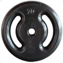 Ver imagem 1 de Anilha Emborrachada 20kg - Preta