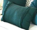 Ver imagem 1 de Capa de Almofada Retangular - em Linho Premium Verde