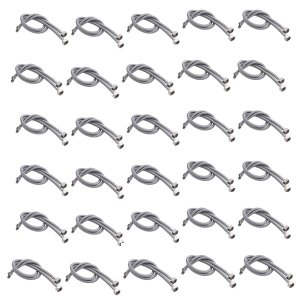 Engate Rabicho Par Kit 39 Uni Monocomando Grande Misturador Mangueira Flexivel Torneira Agua Quente 