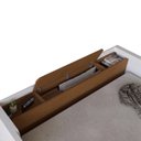 Ver imagem 7 de Cama de Solteiro First Horizontal com Baú Office 205x137cm Branco/Freijó Fhso
