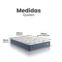 Ver imagem 3 de Colchão Queen Plumatex Concept Blue 158x198x25 Cm Molas Ensacadas Pillow Flat