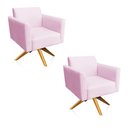 Ver mais imagens de Kit 02 Poltronas Marisa Rosa Bebê