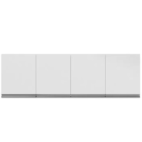 Armário Aéreo Cozinha Andréia 4 Portas 150 Cm Branco Ajl Móveis