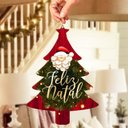 Ver imagem 5 de Kit Placas de Porta com Frases de Natal Papai Noel